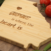 Georgia Board with Home is Where the Heart is