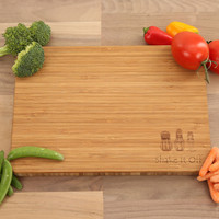 Shake It Off Laser Engraved Cutting Board