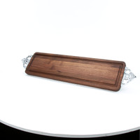 Bread Board - Walnut (w/ Scalloped Handles)