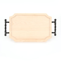Selwood 12" x 18" Cutting Board - Maple (w/ Twisted Ball Handles)