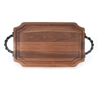 Selwood 15" x 24" Cutting Board - Walnut (w/ Twisted Handles)