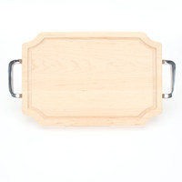 Selwood 12" x 18" Cutting Board - Maple (w/ Polished Handles)