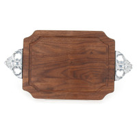 Selwood 9" x 12" Cutting Board - Walnut (w/ Scalloped Handles)