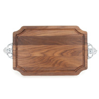 Selwood 12" x 18" Cutting Board - Walnut (w/ Scalloped Handles)