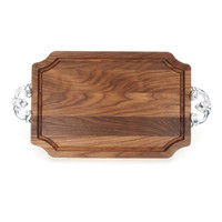 Selwood 12" x 18" Cutting Board - Walnut (w/ Classic Handles)