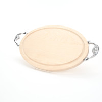 Grandbois Standard 12" x 18" Cutting Board - Maple (w/ Victorian Handles)