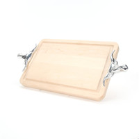 Wiltshire 10" x 16" Cutting Board - Maple (w/ Long Horn Handles)