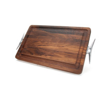 Wiltshire 15" x 24" Cutting Board - Walnut (w/ Cleat Handles)