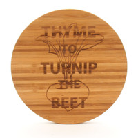 Thyme to Turnip the Beet - Round Cutting Board