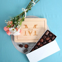 Mom Monogram Cutting Board