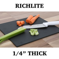 1/4" Black Richlite Cutting Board