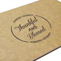 Thankful and Blessed Engraved Cutting Board