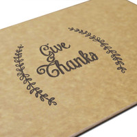 Give Thanks Engraved Cutting Board