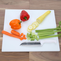 1" White Poly Cutting Board