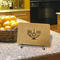 Menorah Engraved Cutting Board