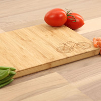Bicycle Engraved Cutting Board
