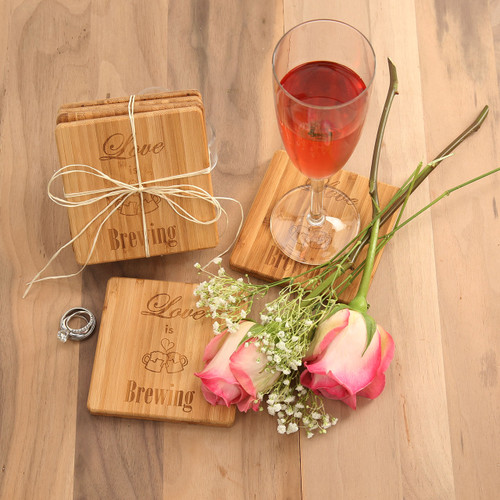 Love is Brewing Coaster Set