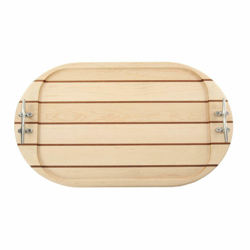 Large Oval Maple Serving Tray