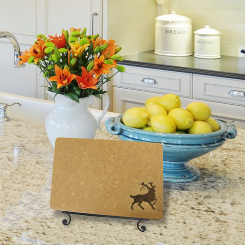 Reindeer Engraved Cutting Board