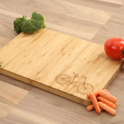 Bicycle Engraved Cutting Board