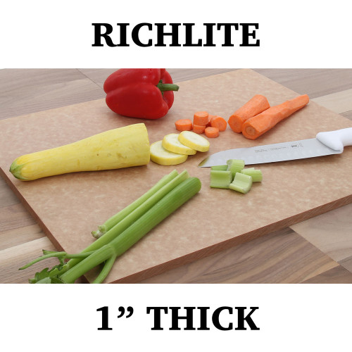 1" Brown Richlite Cutting Board