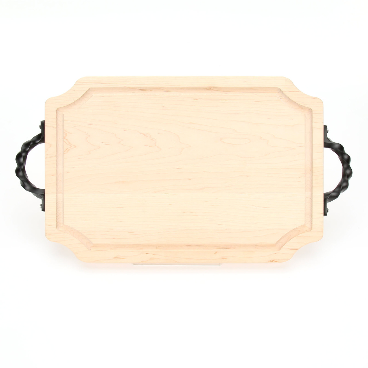 BigWood Boards Selwood 12 x 18 Cutting Board - Maple (w/ Twisted Handles)