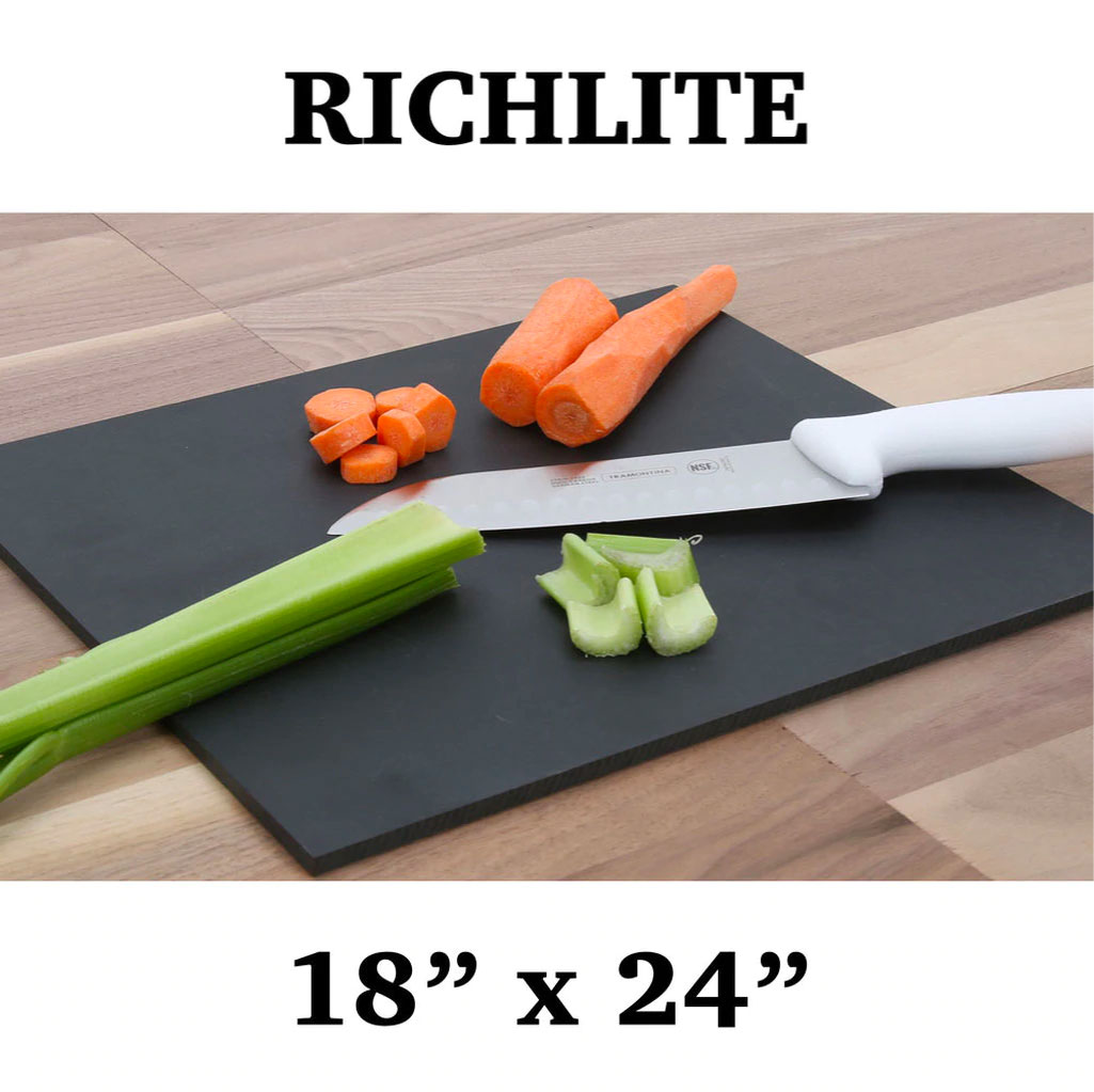 Pull Out Richlite Cutting Board - 3/4 Inch Thick - Cutting Board Company -  Commercial Quality Plastic and Richlite Custom Sized Cutting Boards