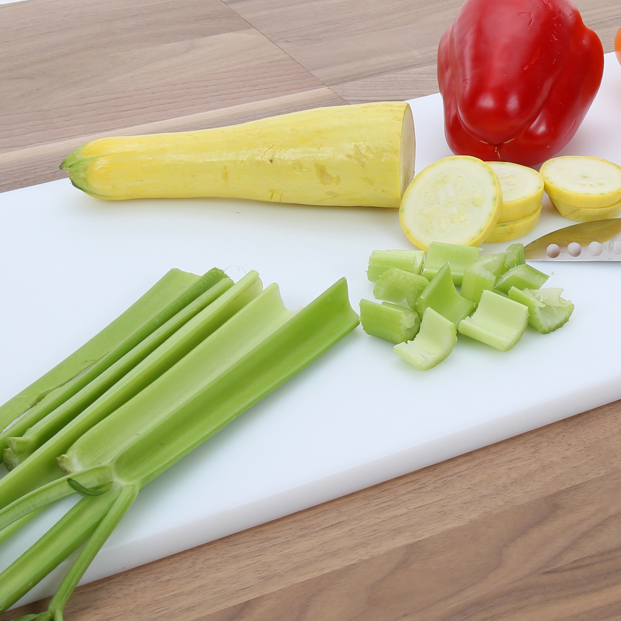 1/2 White HDPE Cutting Board Cut-To-Size