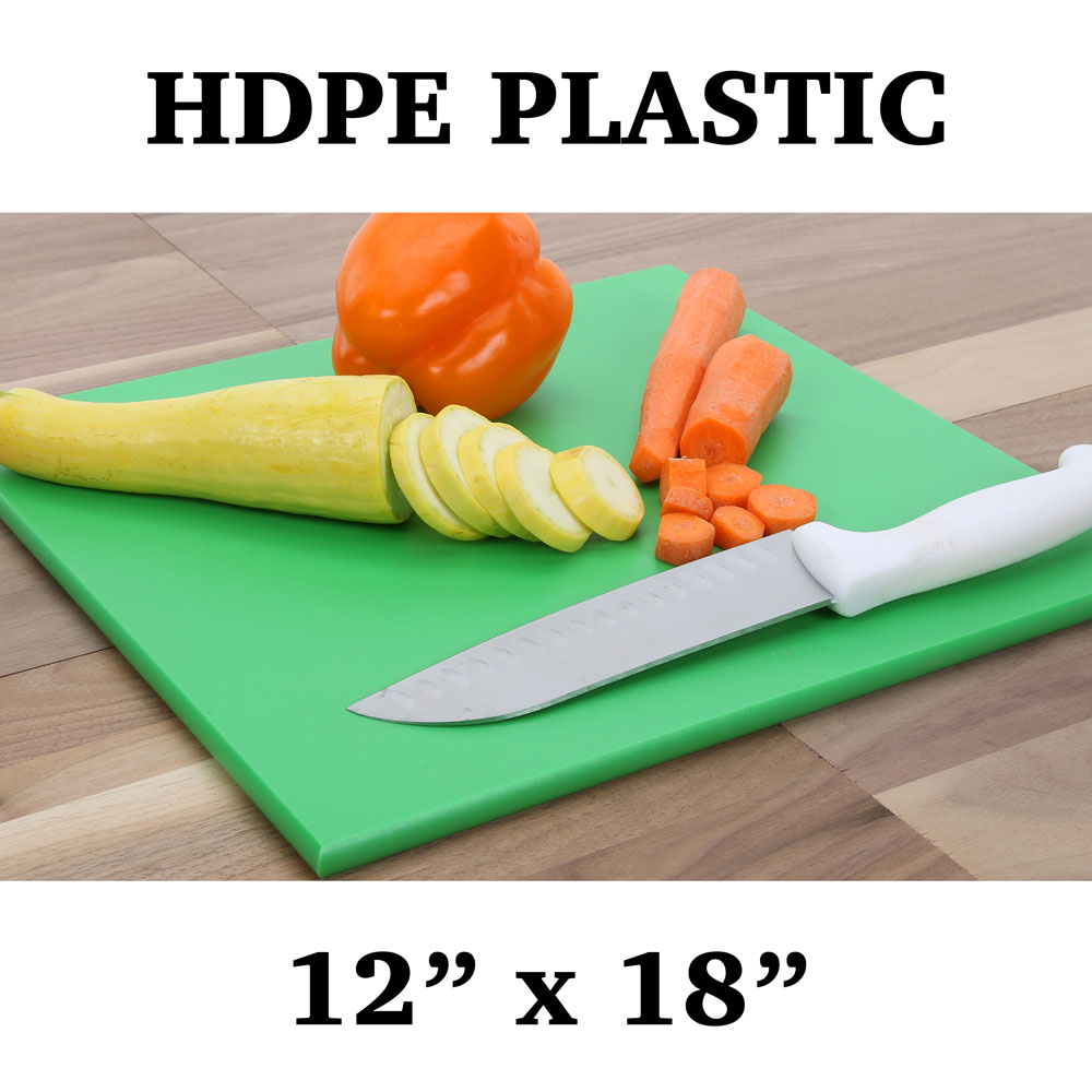 Custom Plastic HDPE White Cutting Board 1/2 Thick