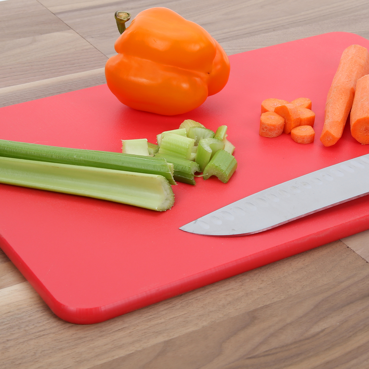 Choice 20 x 15 x 1/2 Green Polyethylene Cutting Board