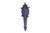 American Crocodile Skin Belly Matte Purple 40/44 cm