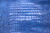 American Crocodile Skin Belly Matte Royal Blue 40/44 cm