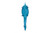 American Crocodile Skin Belly Matte Curacou Blue 35/39 cm