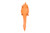 American Crocodile Skin Belly Matte Mango Orange 40/44 cm