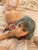 lying pose relaxed position petite body proportions