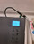 cleaning machine powered on display screen active