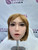 Piper Heather silicone doll head front view realistic face and eyes