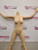 Full front view of 150cm C-Cup YL Doll TPE body only with standing feet and shrugging shoulders