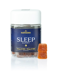Hamarki Dreamy Nootropic Adaptogen Sleep Gummy 10mg CBD/10mg CBN (No THC)