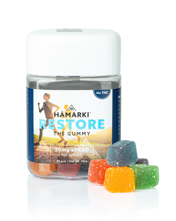 Restore by Nick's Nugs - Broad Spectrum CBD Recovery Gummies - 30ct