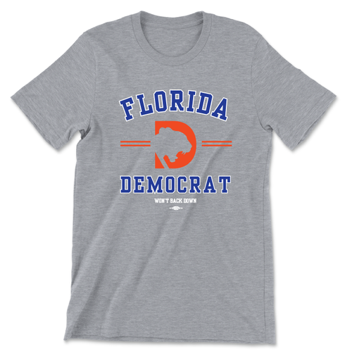 Florida Democrat - Blue & Red Orange (Unisex Athletic Heather Tee) Florida Democrat - Blue & Red Orange (Unisex Athletic Heather Tee)