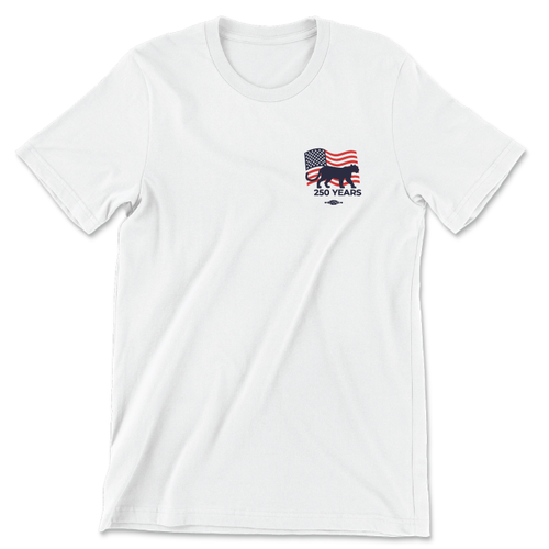 250 Years - Panther (Unisex White Tee)