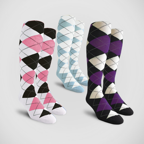 Ladies Argyle Socks