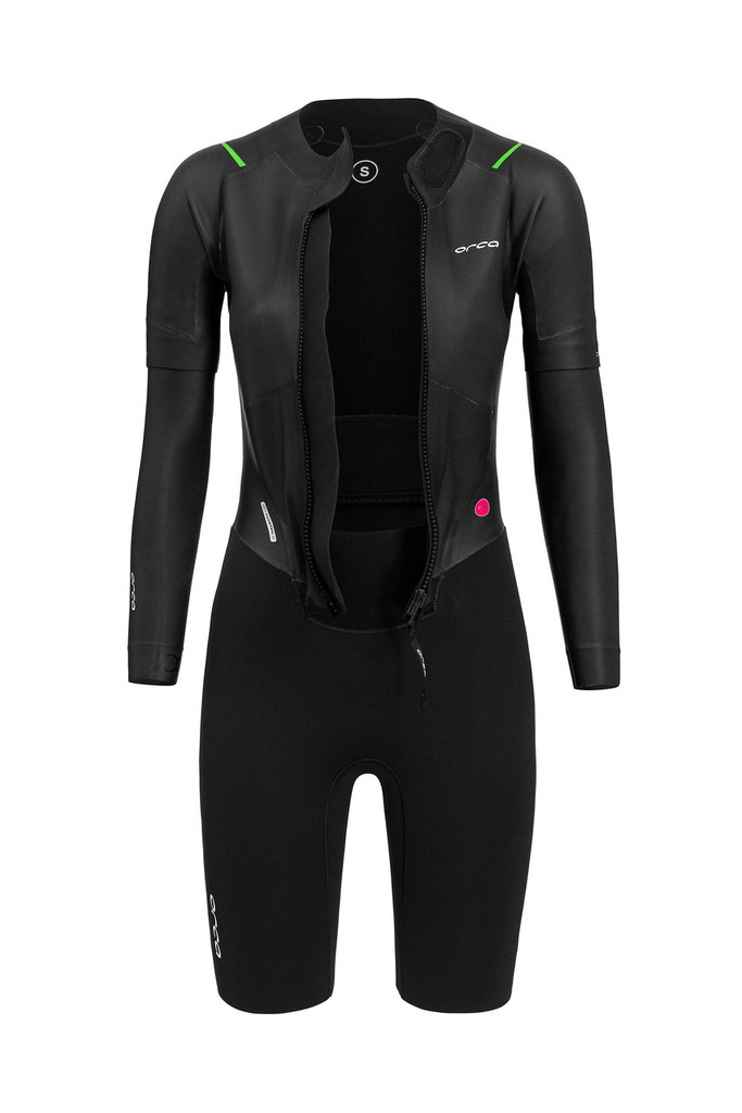 Open front of Orca Aersir Flex Swimrun Wetsuit - 2025