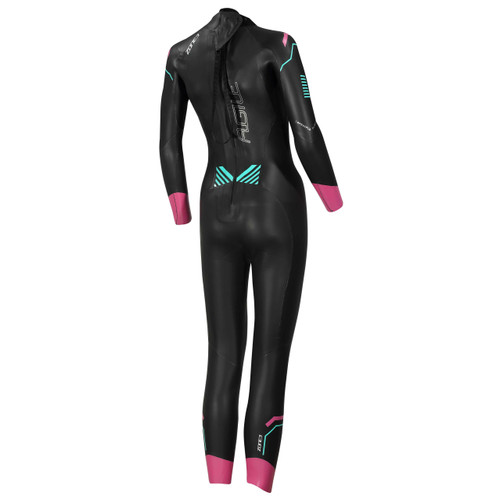 Zone3 - Women's Agile Wetsuit 2022 - Black/Pink/Turquoise - 28 Day Hire