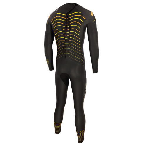 Zone3 - Thermal Aspect Breaststroke Wetsuit  - Men's - Black/Orange/Yellow - 60 Day Hire