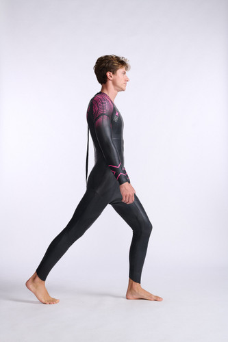 2XU - Men's Propel Pro Wetsuit - Black/Punk Pink - 2026 - Wetsuit Hire