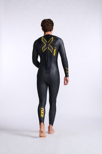 2XU - Men's P:1 Propel Wetsuit - Black/Ambition - 2026 - Wetsuit Hire