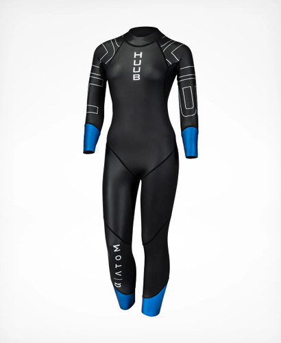 HUUB- Men's Alpha Atom Wetsuit - 2026 - Black/Blue - Wetsuit Hire