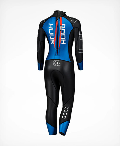 HUUB- Men's Alpha Atom Wetsuit - 2026 - Black/Blue - Wetsuit Hire